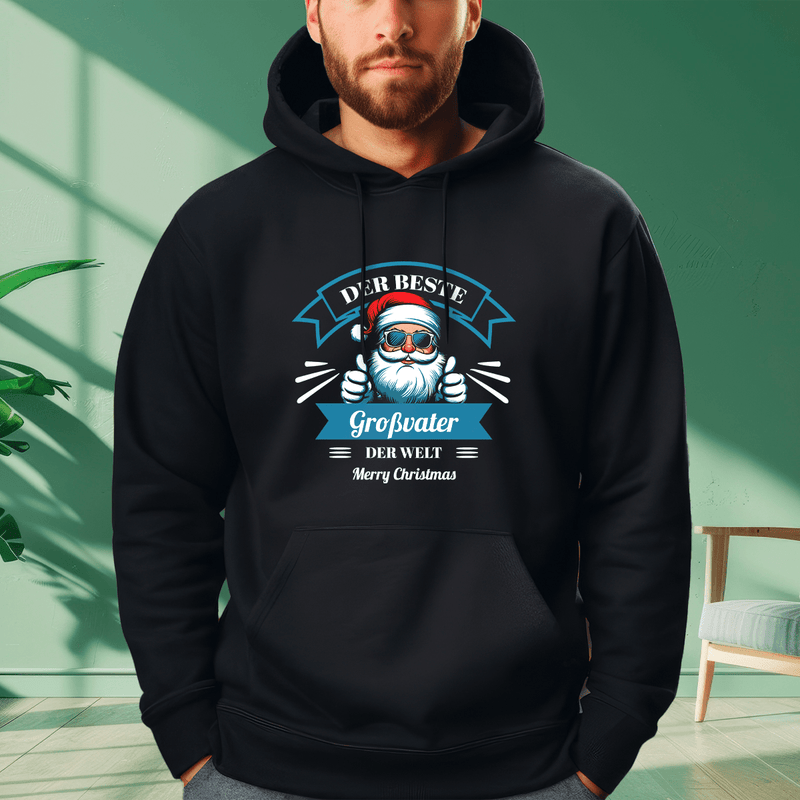 Personalisiertes Herren Sweatshirt mit eigenem Aufdruck OPA NIKOLAUS - Geschenk für Opa - Adamell.de