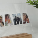 Die wunderbarste Mutter der Welt - Druck auf Glas, personalisiertes Geschenk für Mama