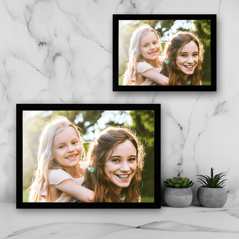 Schwestern Foto - Druck auf Glas, personalisiertes Geschenk für Schwester - Adamell.de