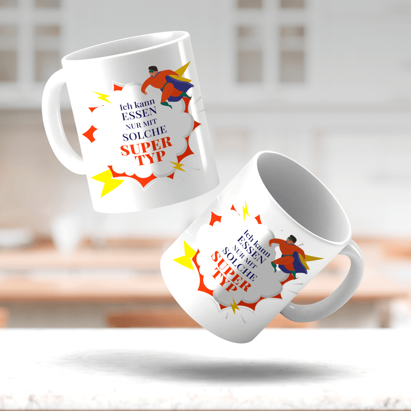 Super Typ - 1x bedruckte Tasse, personalisiertes Geschenk für Mann - Adamell.de