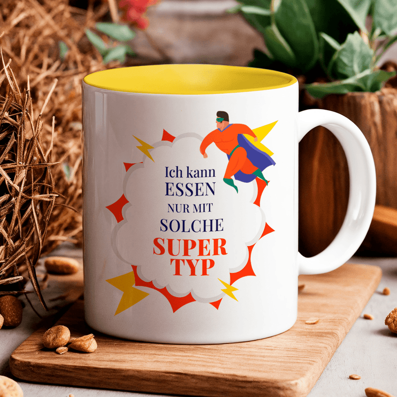 Super Typ - 1x bedruckte Tasse, personalisiertes Geschenk für Mann - Adamell.de