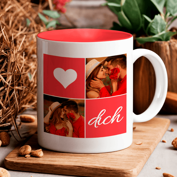 Unser besonderes Date - 1x bedruckte Tasse, personalisiertes Geschenk für Paar - Adamell.de