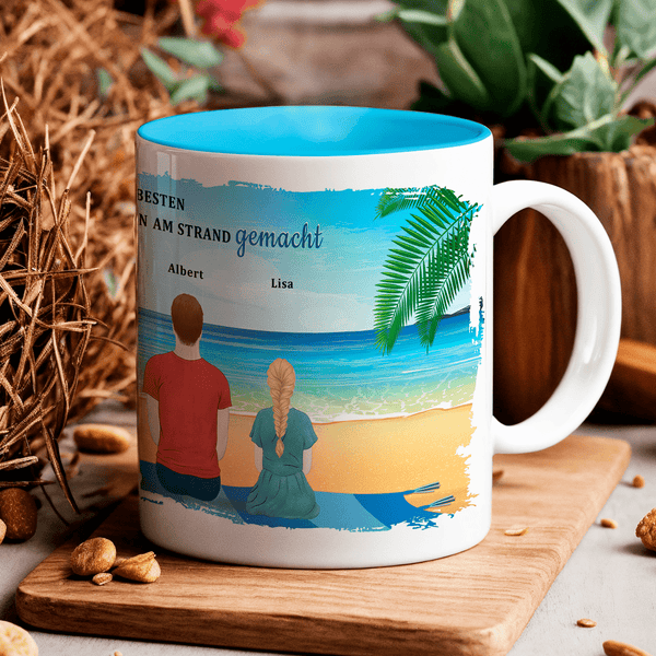 Unsere besten Erinnerungen - 1x Bedruckte Tasse, personalisiertes Geschenk für Eltern - Adamell.de