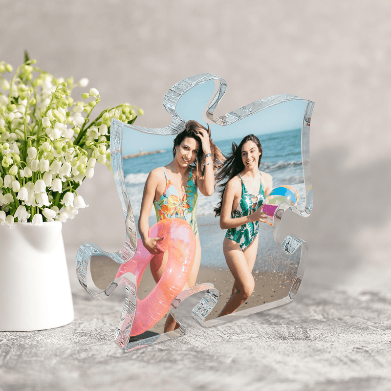 Urlaubsfotografie - Druck auf Glas - das Puzzle, personalisiertes Geschenk für Freundin - Adamell.de