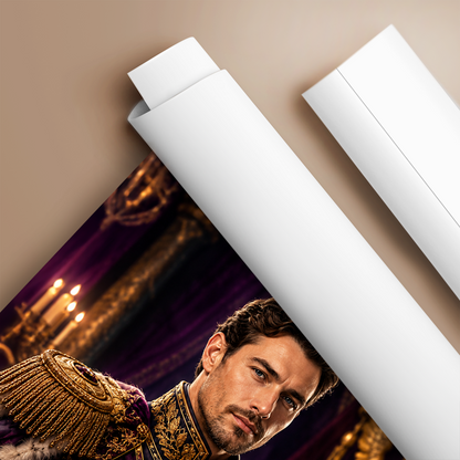 Edler Befehlshaber – Personalisiertes Poster für Mann