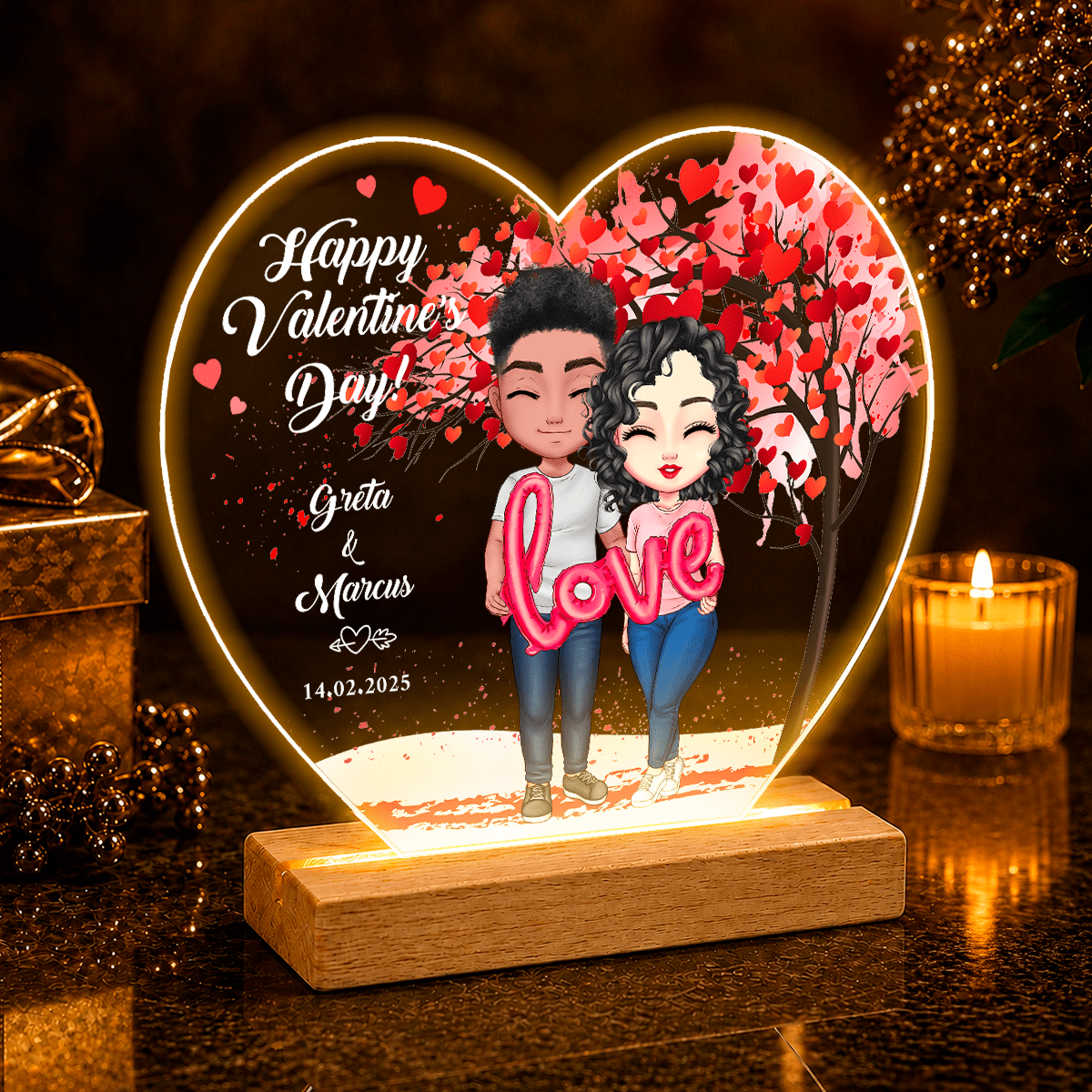 Valentinstag geschenk für paare, Adamell.de