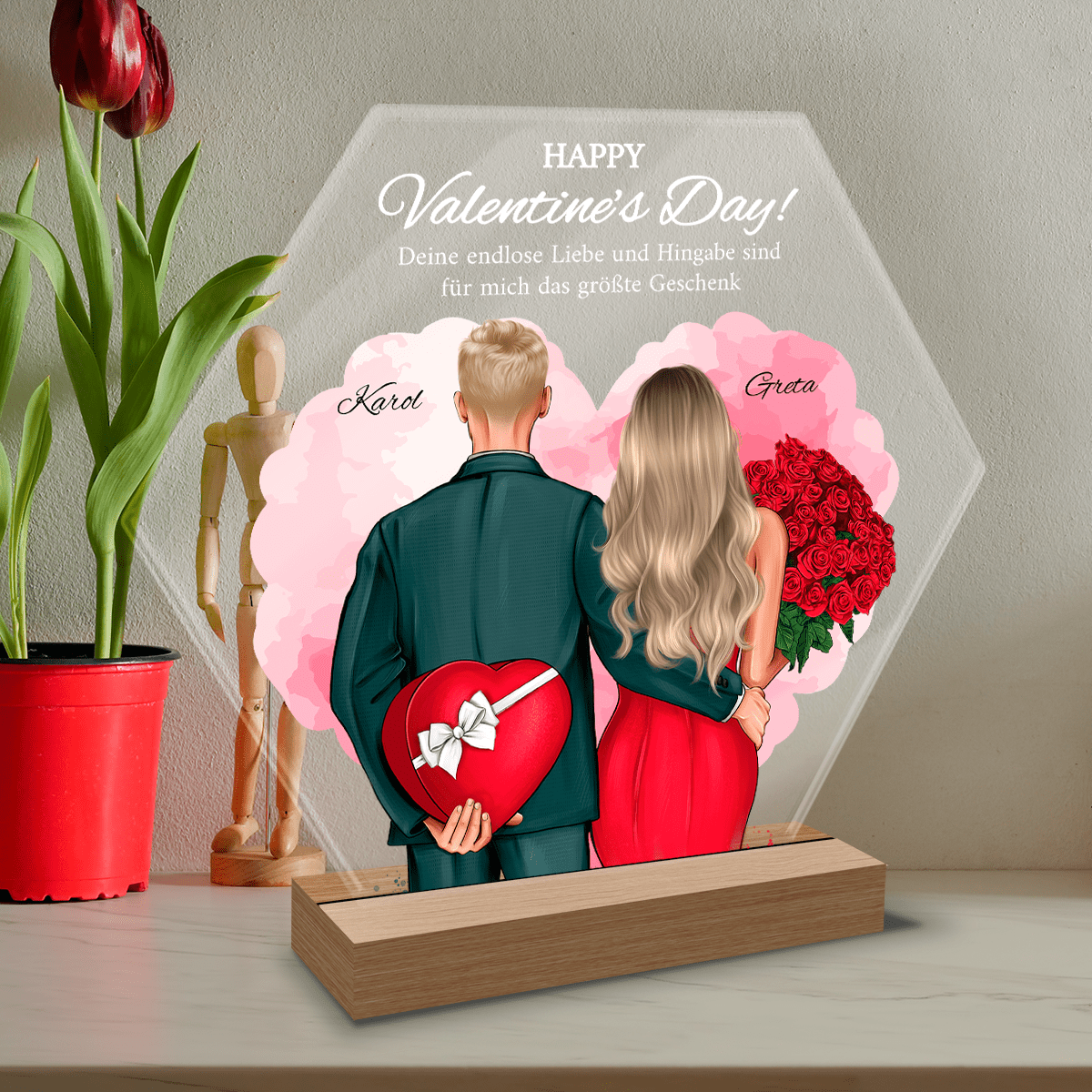 Valentinstag geschenk für paare, Adamell.de