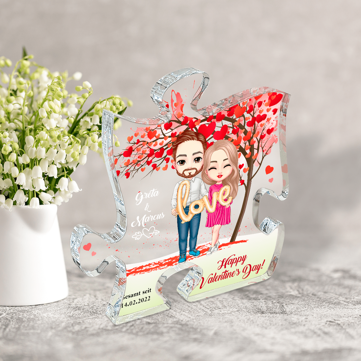 Valentinstag geschenk für paare, Adamell.de