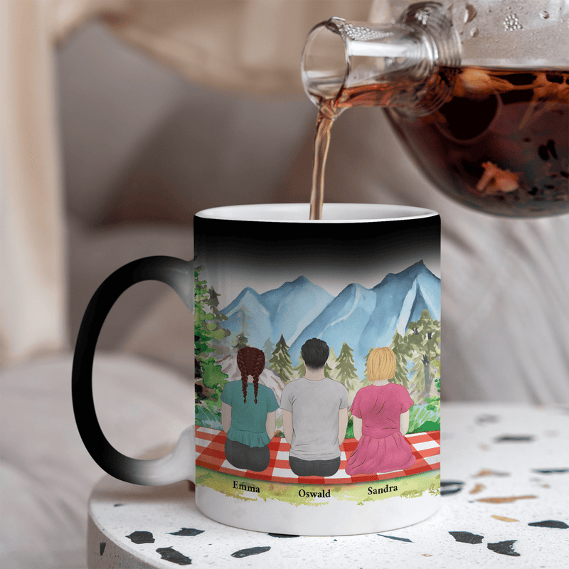 Vielen Dank, Papa - 1x Bedruckte Zaubertasse, personalisiertes Geschenk für Papa - Adamell.de