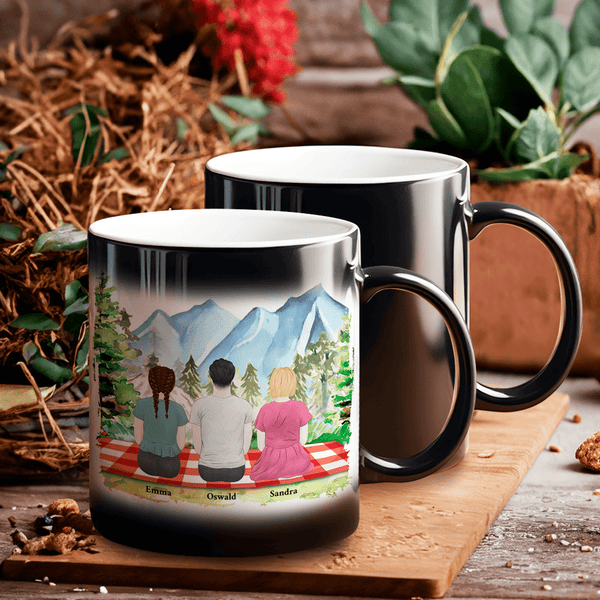 Vielen Dank, Papa - 1x Bedruckte Zaubertasse, personalisiertes Geschenk für Papa - Adamell.de