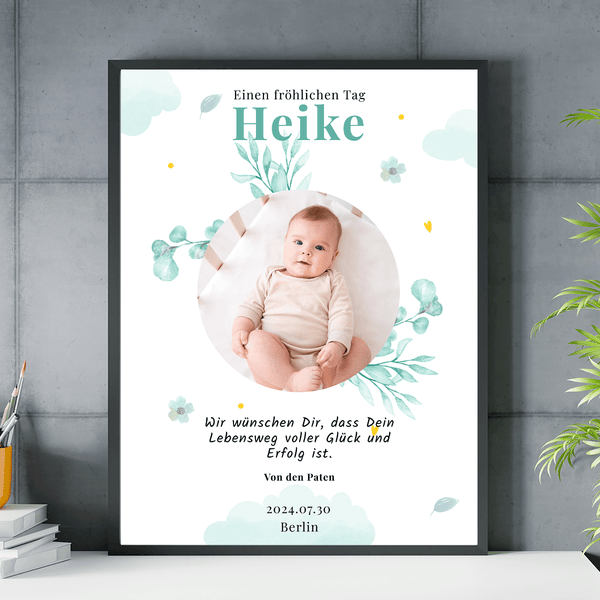 Von deinen Paten - Poster, personalisiertes Geschenk für Kind - Adamell.de