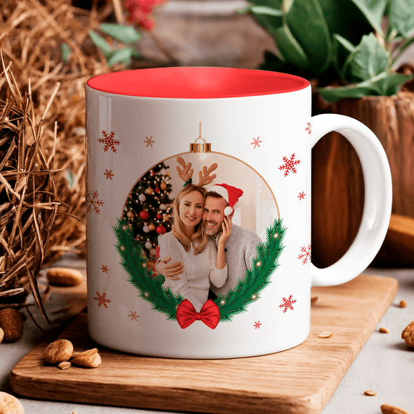 Weihnachten Grafiken - 1x gedruckt Tasse personalisiertes Geschenk für Paare - Adamell.de