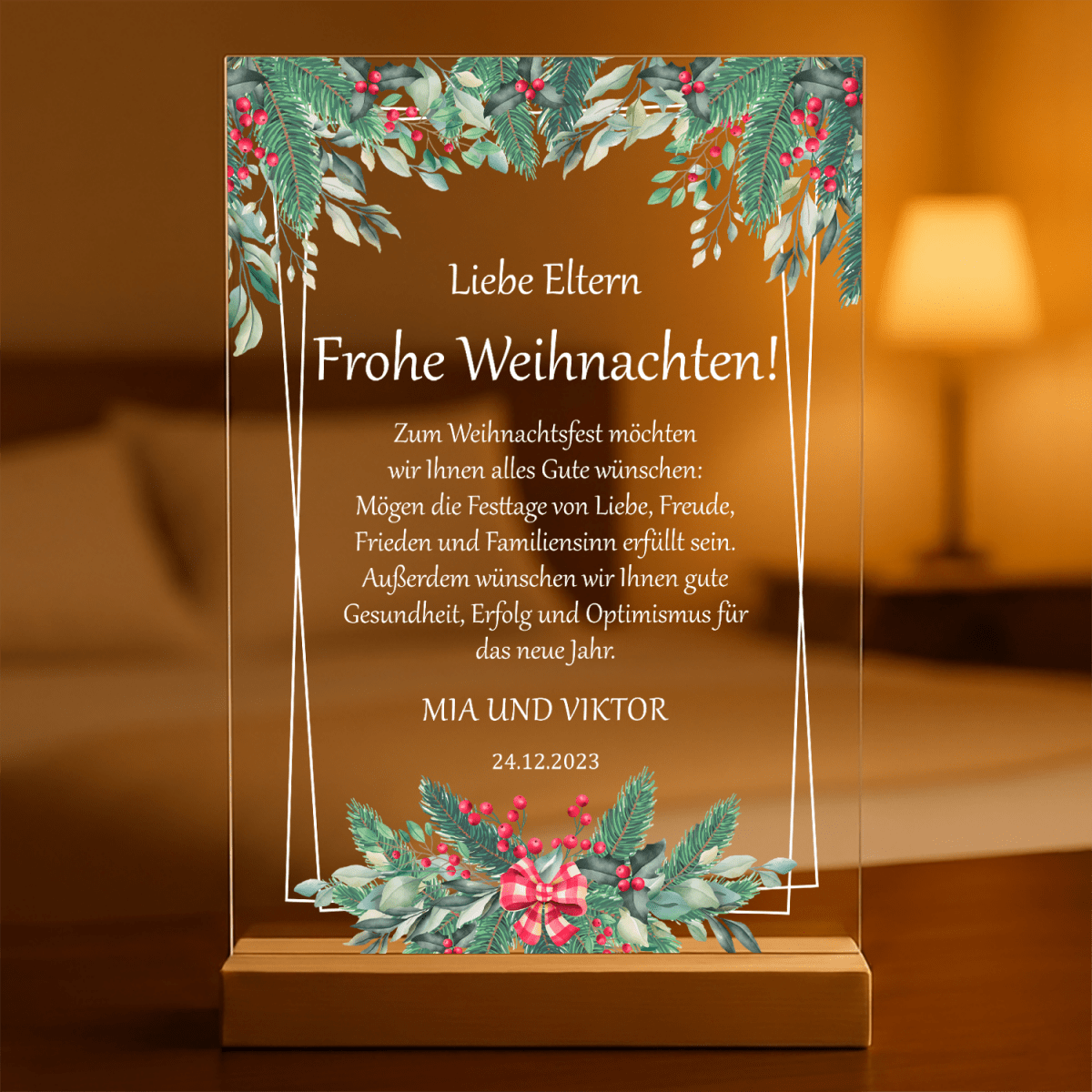 Weihnachtsgeschenke für Eltern, Adamell.de