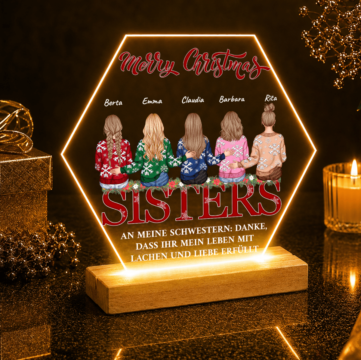 Weihnachtsgeschenke für Schwester, Adamell.de