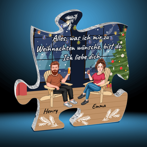 Weihnachtswunder - Puzzle, personalisiertes Geschenk für Ehemann - Adamell.de