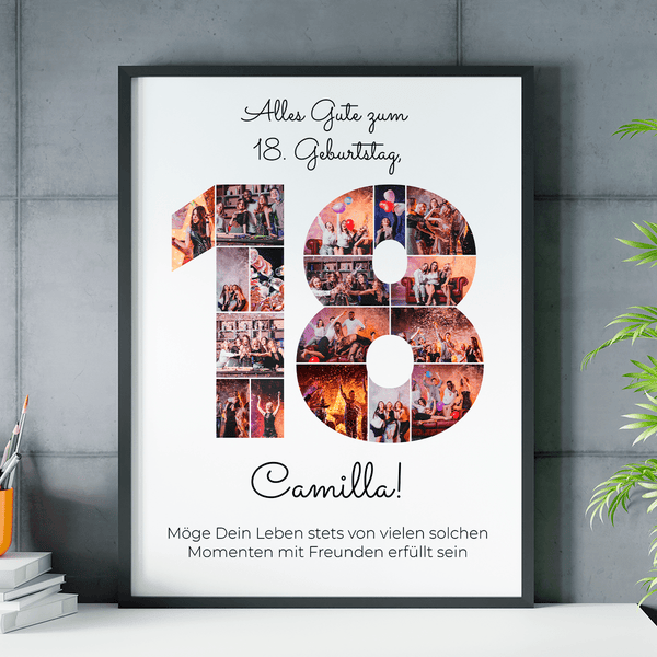 Herzförmige Acryl Geburtstagsplakette - Persönliches Geschenk Mit Herzensbotschaft