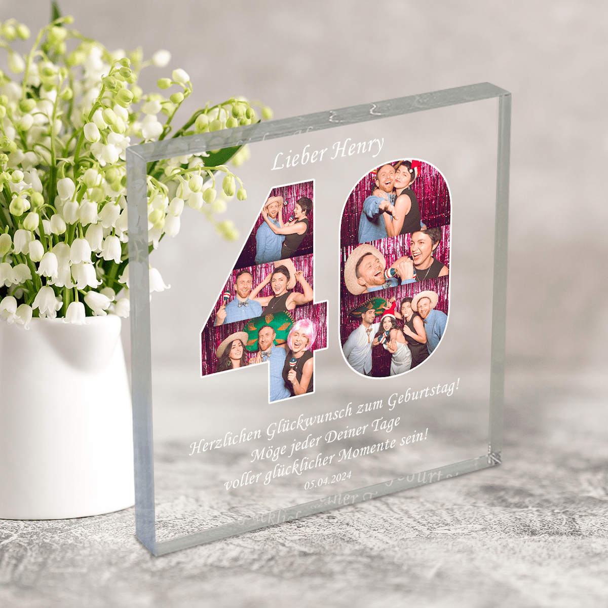 zum 40. geburtstag, Adamell.de