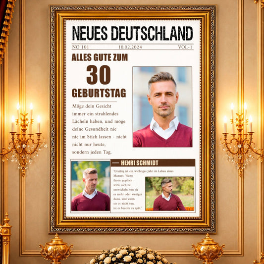 zum 30. Geburtstag, Adamell.de