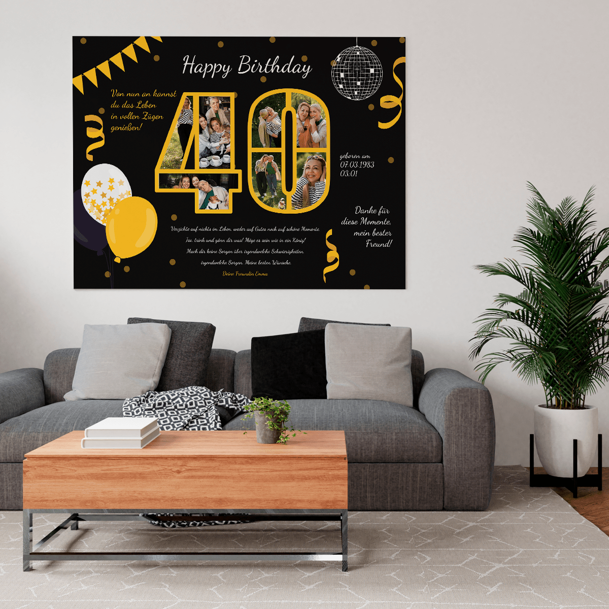 zum 40. geburtstag, Adamell.de