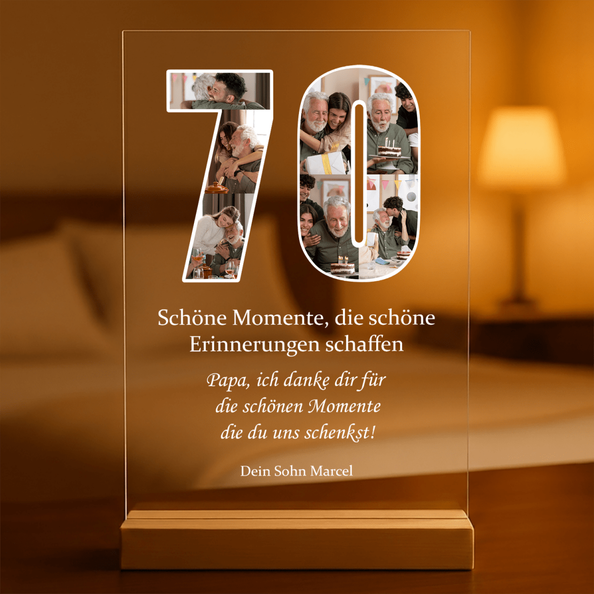 zum 70. geburtstag, Adamell.de