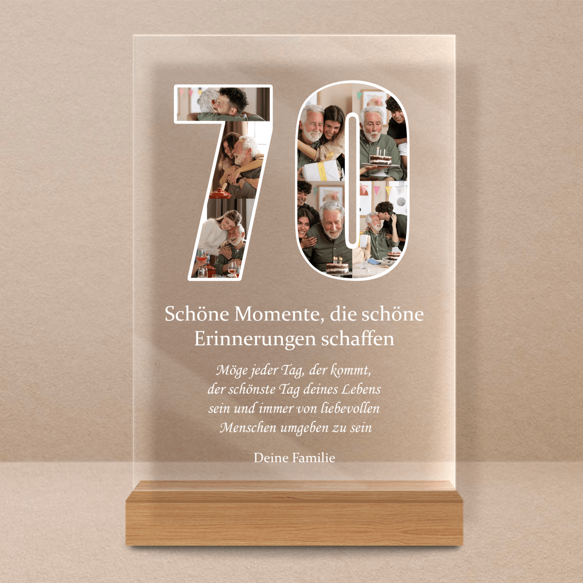 zum 70. geburtstag, Adamell.de