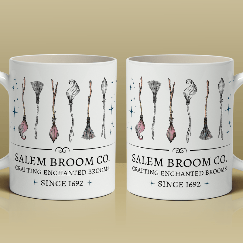 Broomsticks - 1x Bedruckte Tasse, personalisiertes Geschenk für einen Freund - Adamell.de