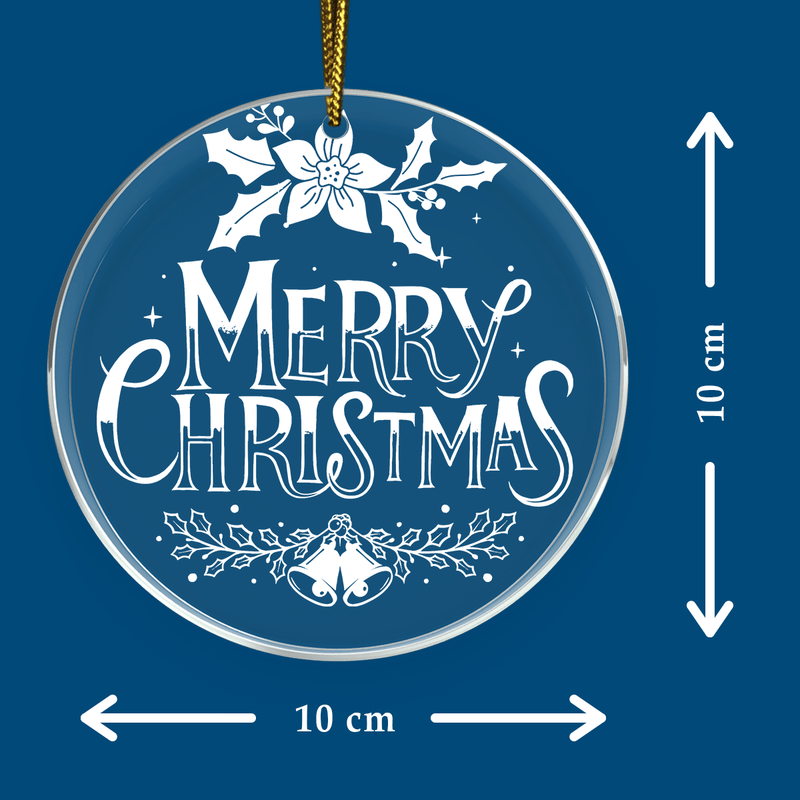 Die Wünsche Merry Christmas - Christbaumkugel, personalisiertes Geschenk für Opa - Adamell.de