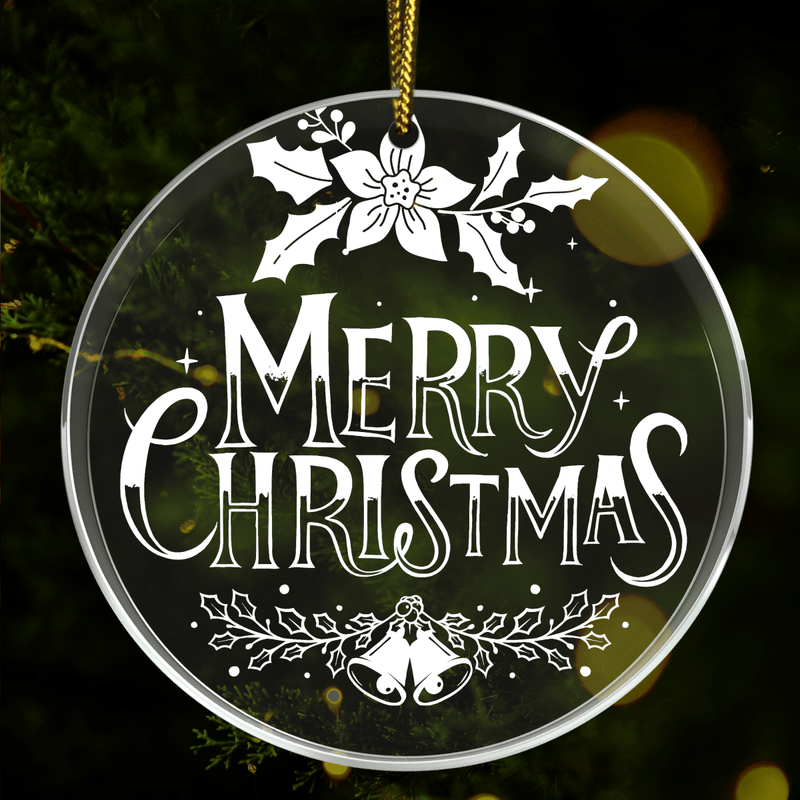 Die Wünsche Merry Christmas - Christbaumkugel, personalisiertes Geschenk für Opa - Adamell.de