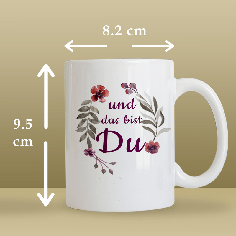 Einzige Schwester - 1x bedruckte Tasse, personalisiertes Geschenk für Schwester - Adamell.de