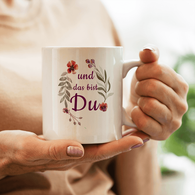 Einzige Schwester - 1x bedruckte Tasse, personalisiertes Geschenk für Schwester - Adamell.de