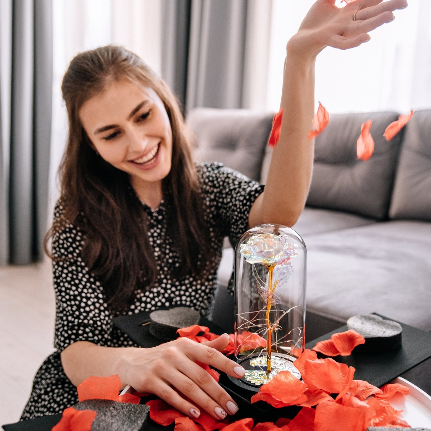 ewige rose im glas, Adamell.de