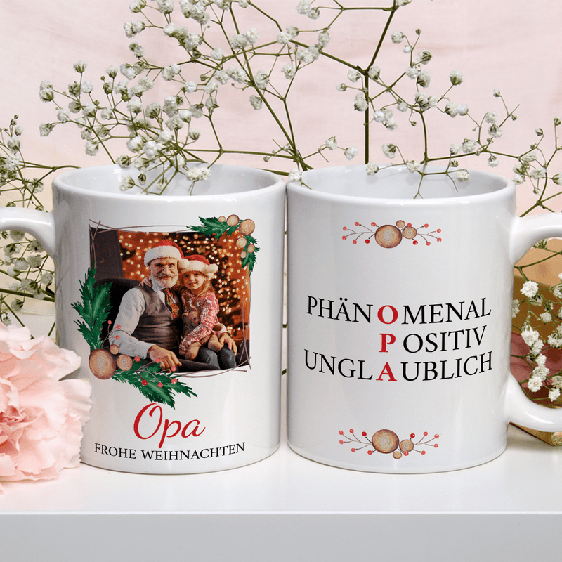 Für den tollsten Großvater - 1x bedruckte Tasse, personalisiertes Geschenk für Opa - Adamell.de