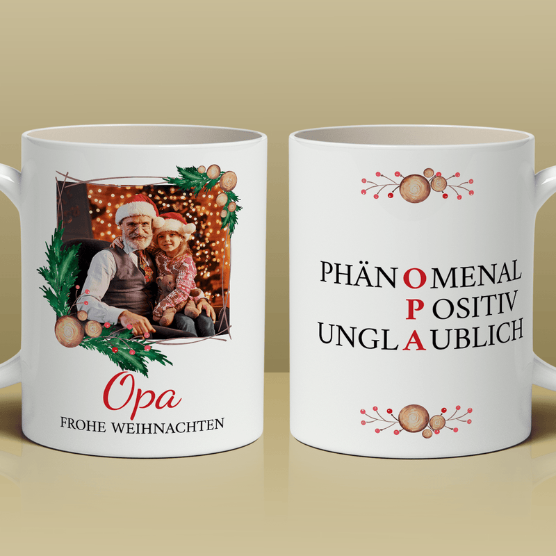 Für den tollsten Großvater - 1x bedruckte Tasse, personalisiertes Geschenk für Opa - Adamell.de
