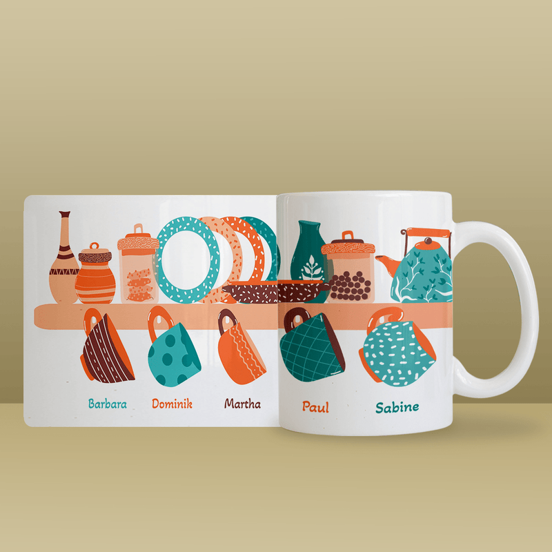 Für Großeltern - 1x bedruckte Tasse, personalisiertes Geschenk für Großeltern - Adamell.de