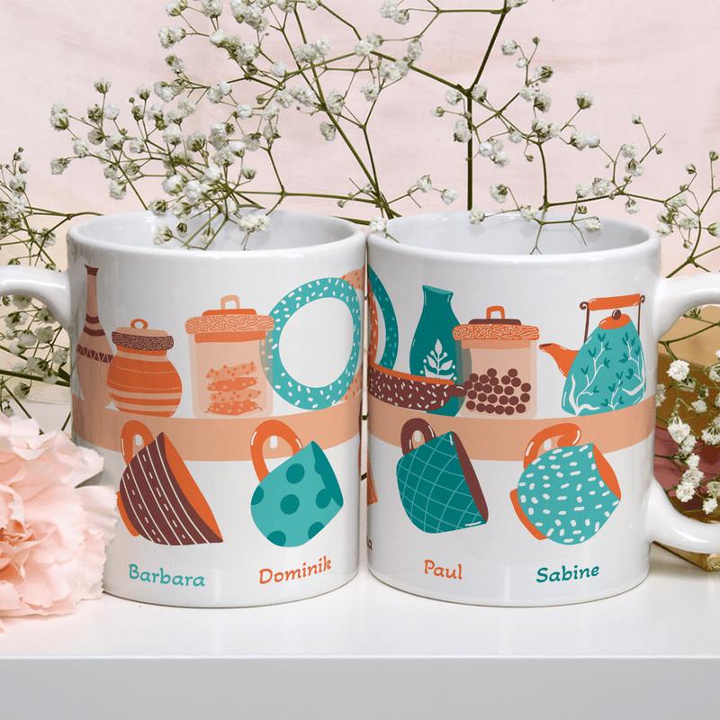 Für Großeltern - 1x bedruckte Tasse, personalisiertes Geschenk für Großeltern - Adamell.de