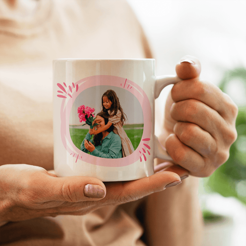 Für liebe Mutti - 1x bedruckte Tasse, personalisiertes Geschenk für Mama - Adamell.de