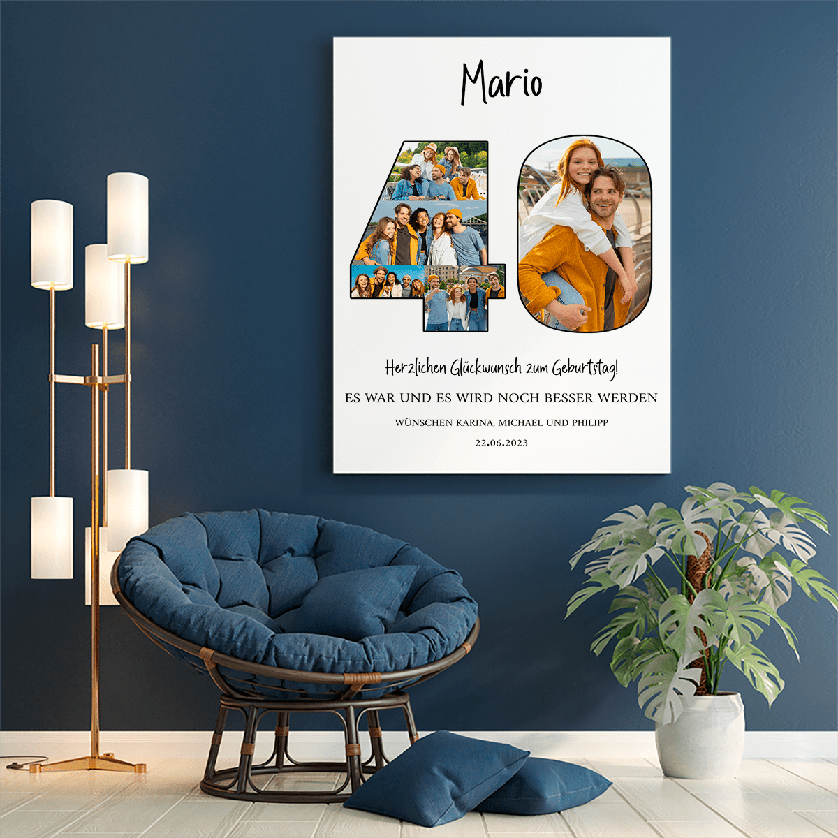 zum 40. geburtstag, Adamell.de