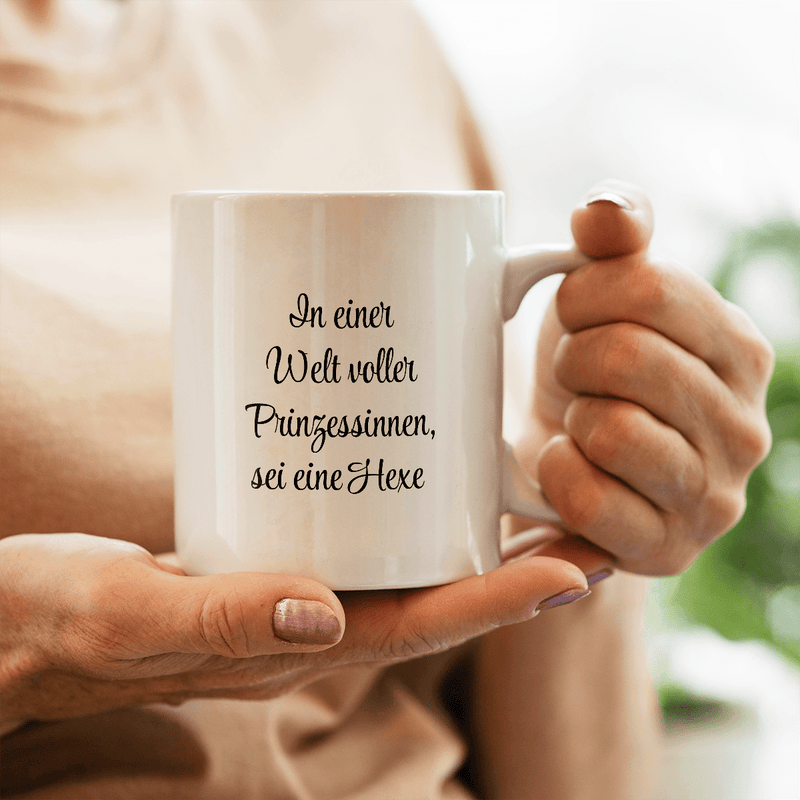 Hexe - 1x Bedruckte Tasse, personalisiertes Geschenk für Freundin - Adamell.de