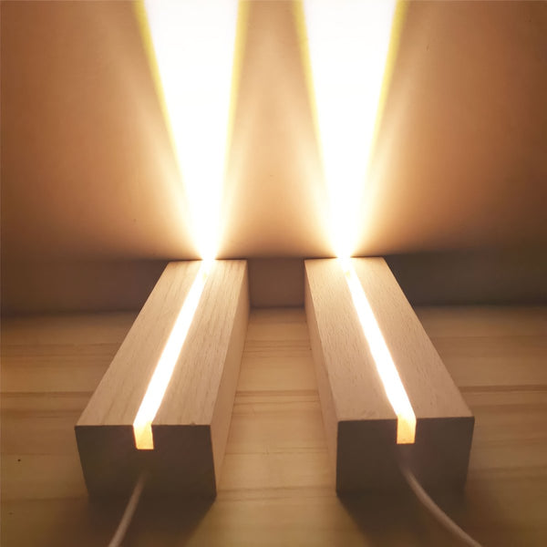 Holzständer + LED - Adamell.de