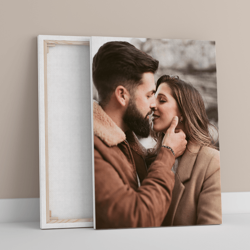 Romantisches Foto - Druck auf Leinwand, personalisiertes Geschenk für Mann - Adamell.de