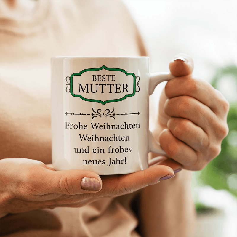 Von deinem Sohn - 1x bedruckte Tasse, personalisiertes Geschenk für Mutter - Adamell.de