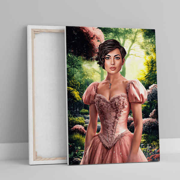 Waldprinzessin - Druck auf Leinwand, personalisiertes Geschenk für Frau - Adamell.de