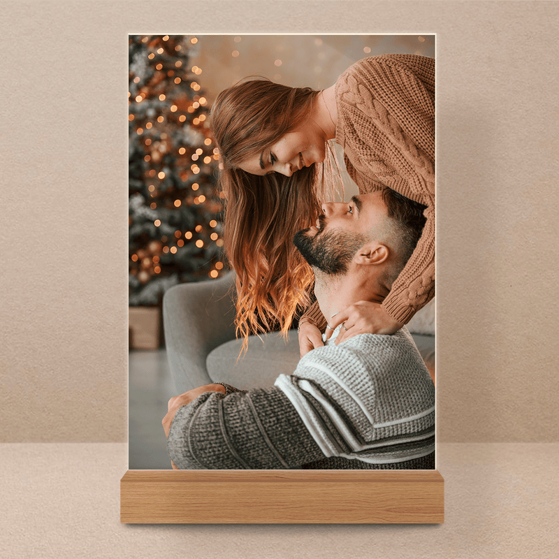 Weihnachtsfotografie - Druck auf Glas, personalisiertes Geschenk für Freund - Adamell.de