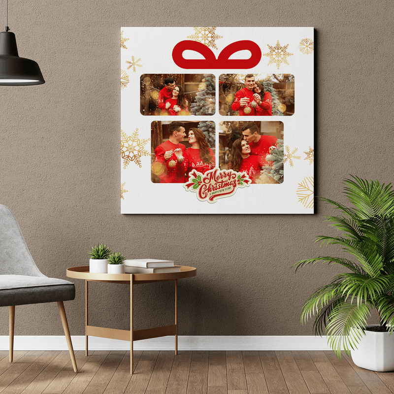 Weihnachtspräsent - Druck auf Leinwand, personalisiertes Geschenk für Ehefrau - Adamell.de